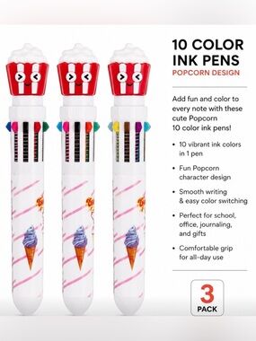 3 CUTE KAWAII CANDY SHOP NOVELTY FRENCH FRY PENS